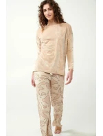 Vamp - Dámske pyžamo so zamatovým vrchným dielom 21092 - Vamp