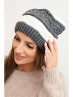 Čepice s rolováním Magda K293 camel