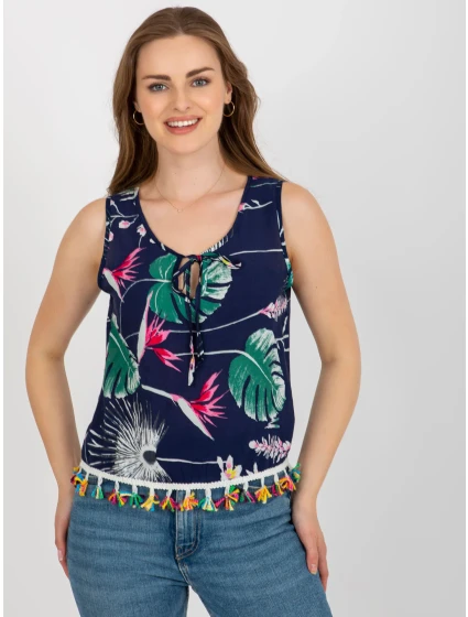 Bluzka AT BZ model 18605205 granatowy - FPrice