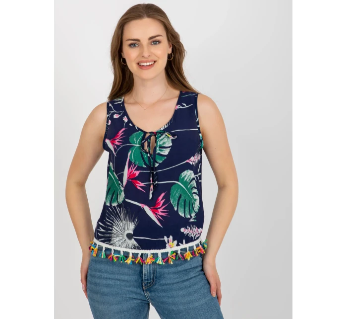 Bluzka AT BZ model 18605205 granatowy - FPrice