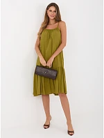 Šaty IR SK 6816.16P olivově zelené