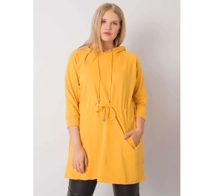 Dámska mikina RV BL 6853.10P tmavo žltá