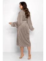 Župan One And model 20751422 Long Beige - Momenti Per Me Župan One And model 20751422 Long Beige - Momenti Per Me