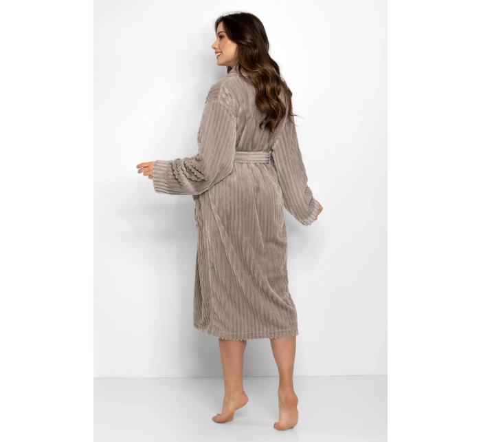 Župan One And model 20751422 Long Beige - Momenti Per Me Župan One And model 20751422 Long Beige - Momenti Per Me