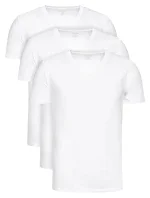Pánske tričko 000NB4012E 100 3pk biela - Calvin Klein