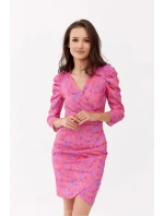 Denní šaty model 20329937 tmavě růžové - Roco Fashion