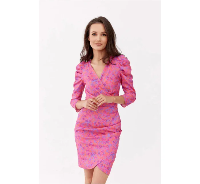 Denní šaty model 20329937 tmavě růžové - Roco Fashion