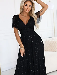 Dámské šaty 635-2 černé  - Numoco