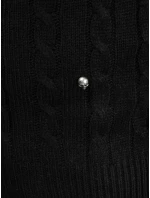 Pánsky čierny sveter FashionStreet WX1880