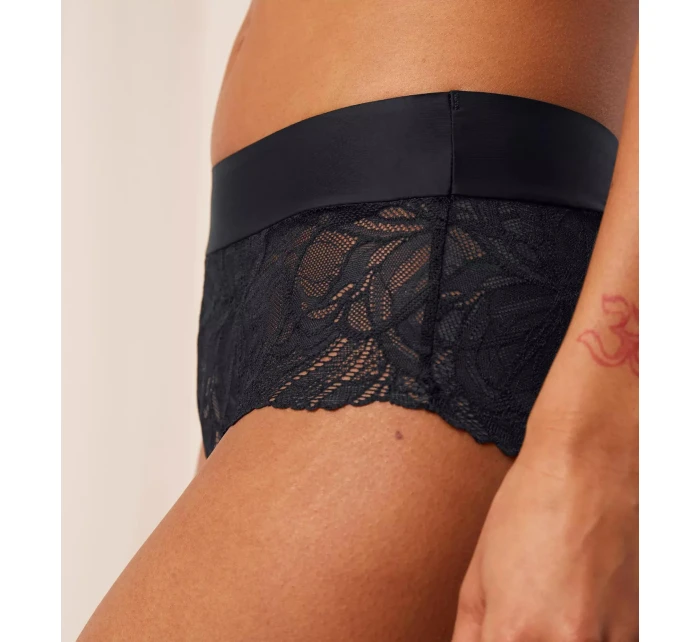 Dámske body Make-Up Illusion Lace Shorty - BLACK - black 0004 - TRIUMPH