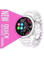 Dámske inteligentné hodinky Rubicon RNCE92 PRO White/2 x remienok SMARUB171 Dámske inteligentné hodinky Rubicon RNCE92 PRO White/2 x remienok SMARUB171