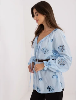 Blúzka LK BZ 509747.80 svetlomodrá