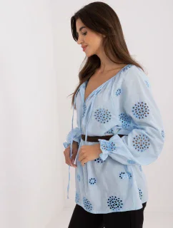 Blúzka LK BZ 509747.80 svetlomodrá