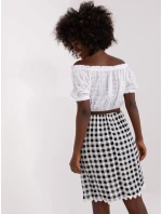 Sukienka LK SK model 18729876 biało czarny - FPrice