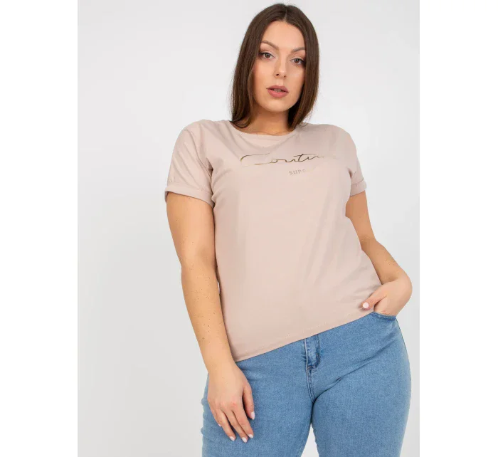 Tričko RV TS model 17420009 béžová - FPrice Tričko RV TS model 17420009 béžová - FPrice