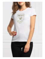 Dámske tričko s krátkym rukávom - 164340 2R255 00010 - biela - Emporio Armani