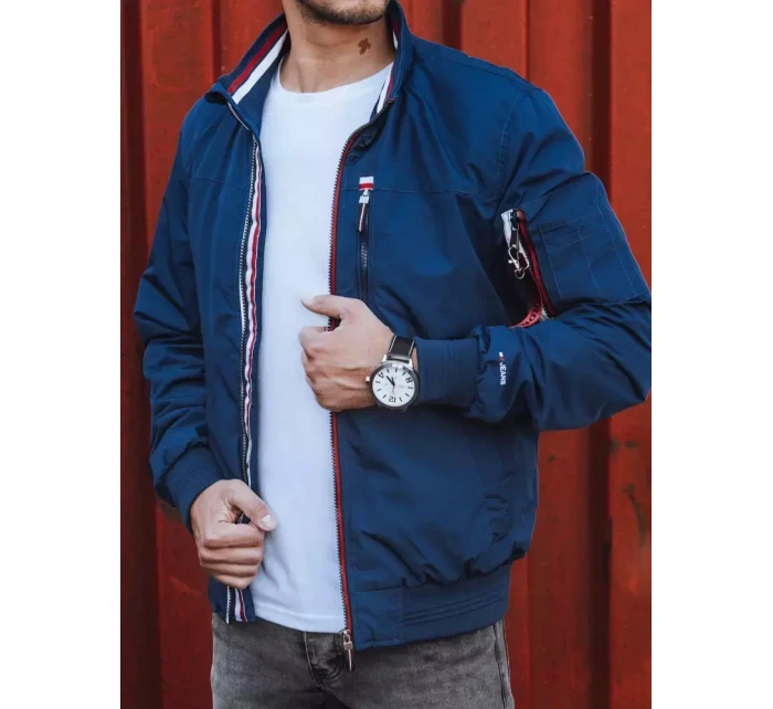 Pánská přechodná bunda tmavě modrá Dstreet model 21966186 - FashionStreet