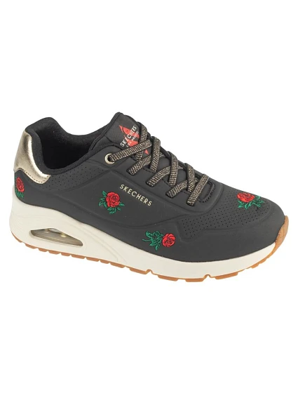 Skechers Uno – Champagne and Roses 177862-BKRD Černé 36 Skechers Uno – Champagne and Roses 177862-BKRD Černé 36
