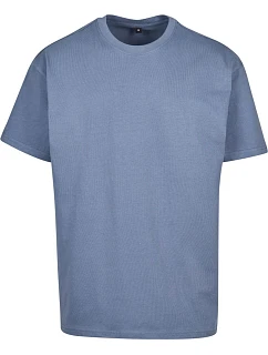 Build your Brand BY 102 Oversize tričko z hrubej bavlny 56.0102 vintage blue