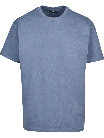 Build your Brand BY 102 Oversize tričko z hrubej bavlny 56.0102 vintage blue Build your Brand BY 102 Oversize tričko z hrubej bavlny 56.0102 vintage blue