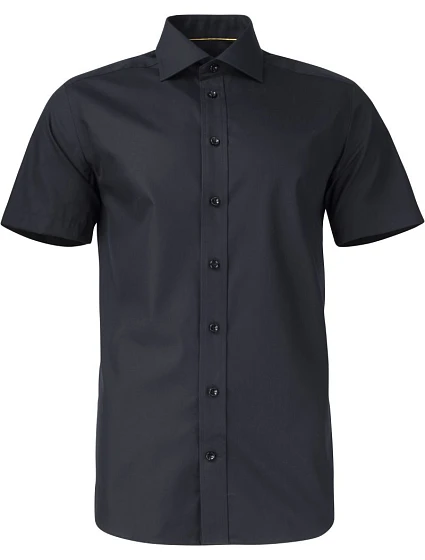 J.Harvest & Frost YB 50 S/S Slim Men Keprová košeľa s krátkym rukávom 63.5022 čierna J.Harvest & Frost YB 50 S/S Slim Men Keprová košeľa s krátkym rukávom 63.5022 čierna