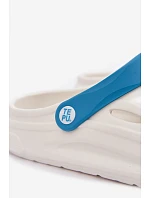 Dámské bílé pěnové pantofle s páskem model 22359727 - Boto Dámské bílé pěnové pantofle s páskem model 22359727 - Boto