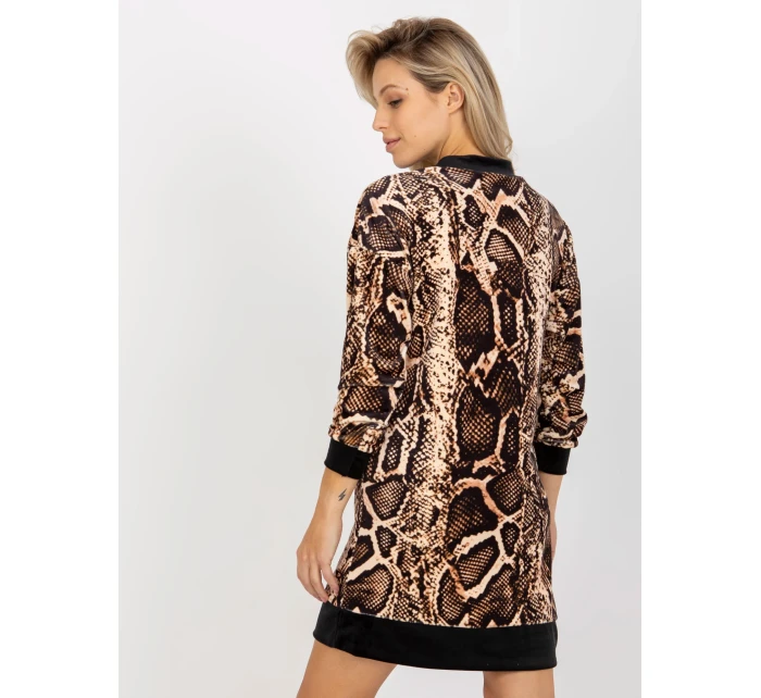 Dámske šaty TU 8189 4.09 čierna a béžová - FPrice