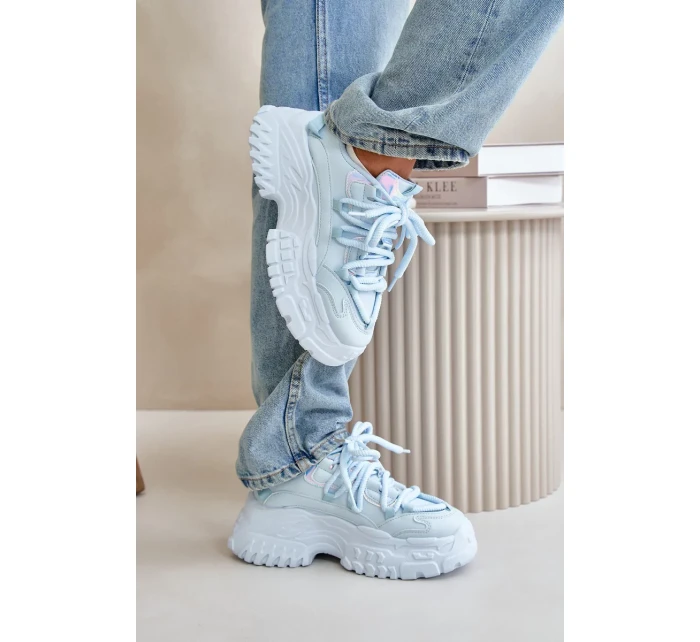 Dámske tenisky na pevnej podrážke modré Nevela Dámske tenisky na pevnej podrážke modré Nevela