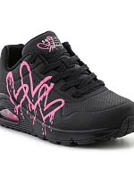 Dámska športová obuv Dripping In Love W 177980-BKPK Black with Pink - Skechers