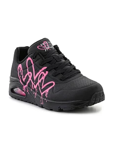 Dámska športová obuv Dripping In Love W 177980-BKPK Black with Pink - Skechers