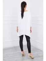 Oversize halenka bílá Oversize halenka bílá
