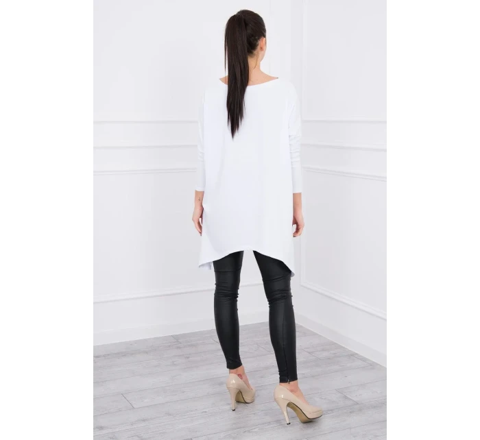 Oversize halenka bílá Oversize halenka bílá