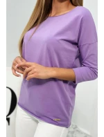 Blúzka ležérna fialová