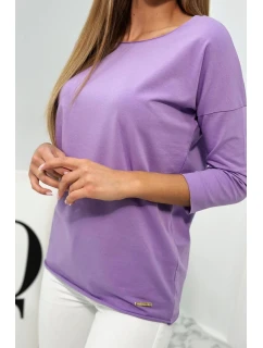 Blúzka ležérna fialová