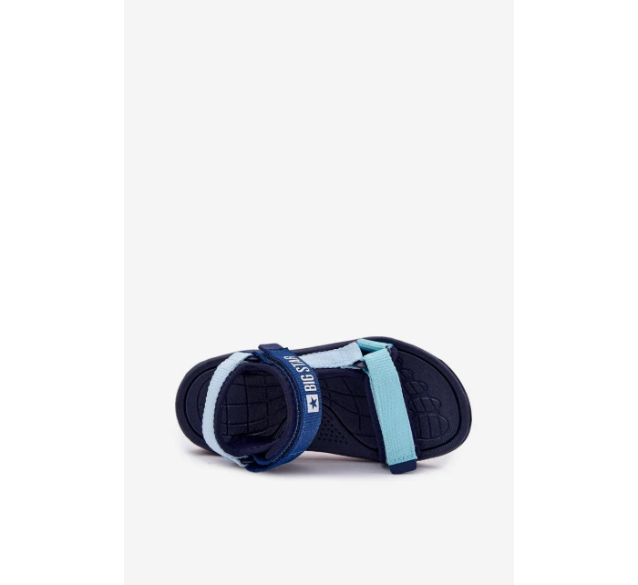 Sandały Dziecięce Na Rzepy Big Star RR374520 Granatowe Sandały Dziecięce Na Rzepy Big Star RR374520 Granatowe