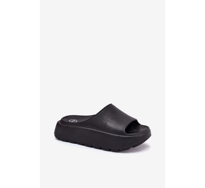 Pěnové dámské sandály na platformě černé model 21697861 - EVENTO