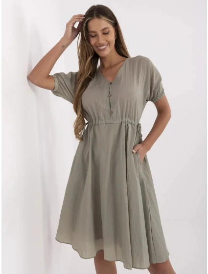 Šaty 217 SK 25663.03 khaki Šaty 217 SK 25663.03 khaki