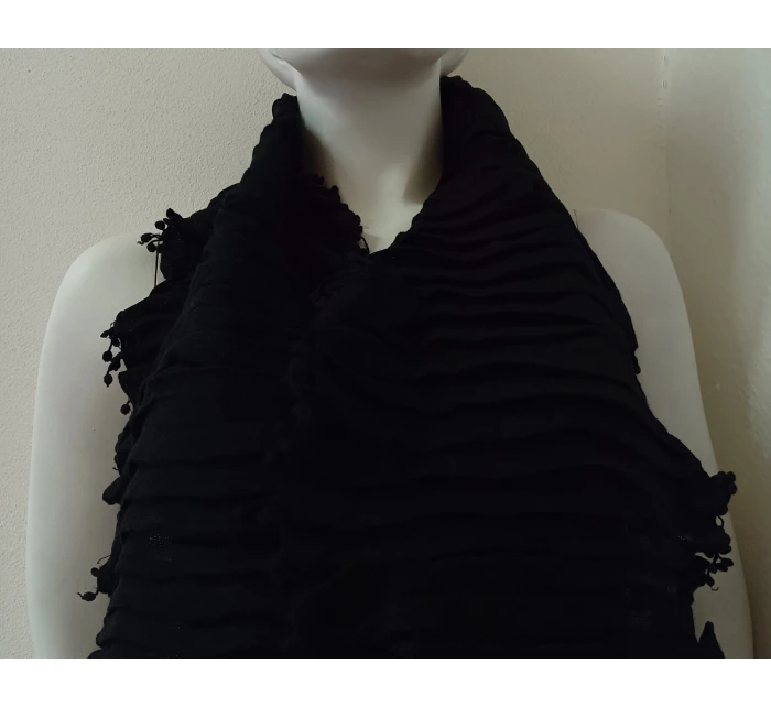 Dámská šála model 21718665 222 černá - FPrice