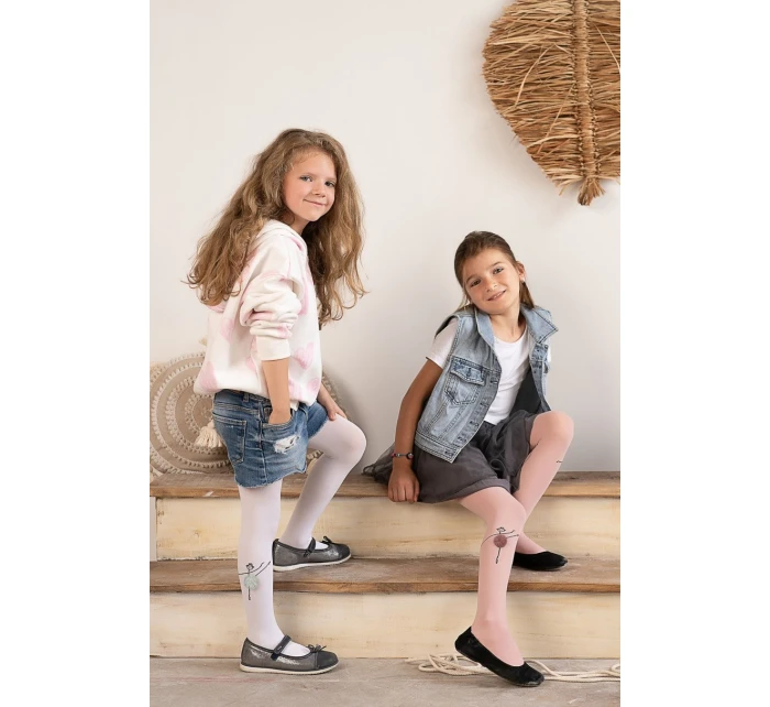 Detské pančuchy z mikrovlákna s aplikáciou LINE DANCER DR2520 Detské pančuchy z mikrovlákna s aplikáciou LINE DANCER DR2520