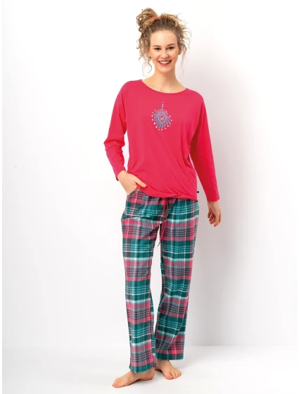 Pyžamo Key LNS 420 B25 long/r M-2XL dámské