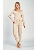 Dámské pyžamo Vicky model 20318536 dł/r SXL Z25 - Taro