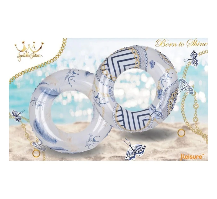 MÓDNY 90CM PLAVECKÝ KRUH 35104 PERIE