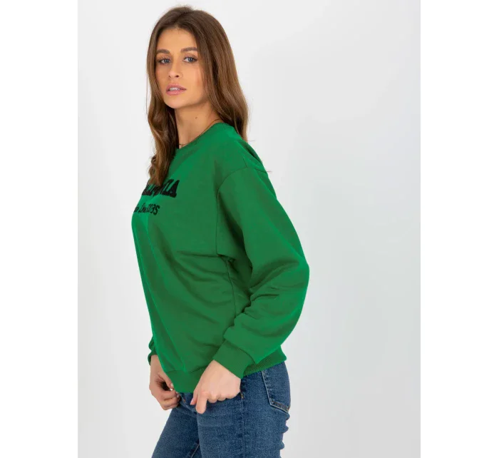 Dámska mikina MA BL 2205020 mikina.24 tmavo zelená - FPrice