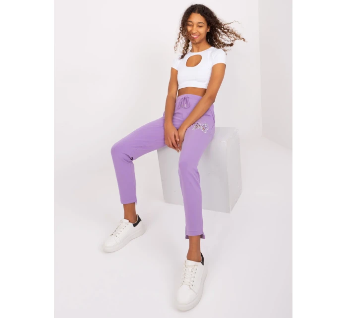 Tepláky RV DR 8835.10 fialových