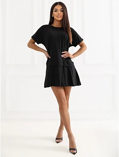 RV SK šaty A1229.10P čierne