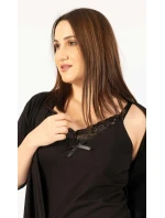 Dámský župan s noční košilí na ramínka Laura