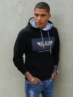 Pánská mikina s potiskem černá Dstreet model 21966171 - FashionStreet