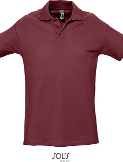 SOL'S Spring II Piqué polo model 22525058 burgundy