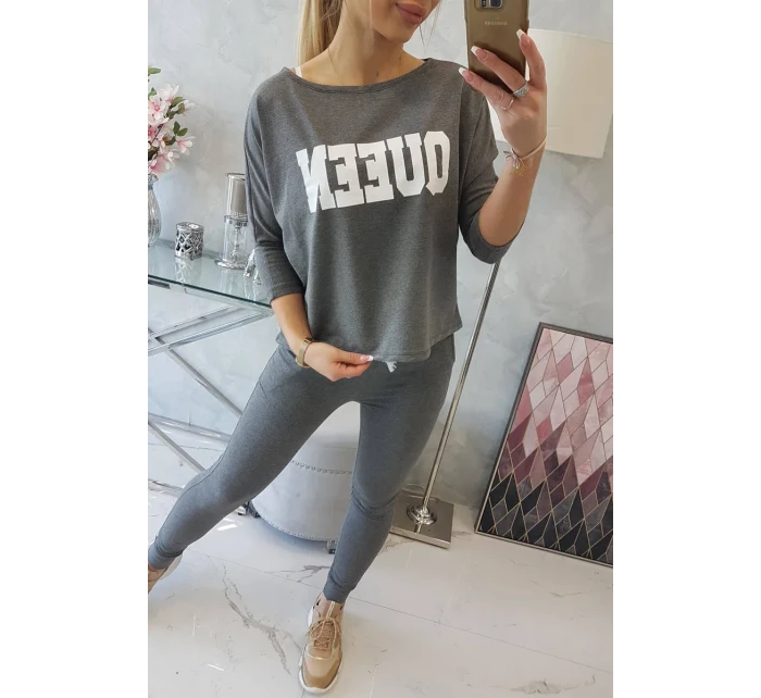 Queen model 18748101 sada grafit - K-Fashion
