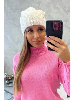 Dámska čiapka Ramona K383 biela